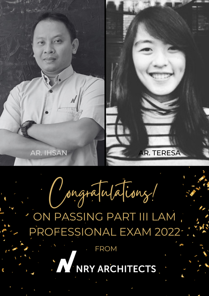 Celebrating the Passing of Professional Architect Exams NRY Architects